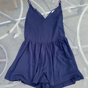 Navy Blue Romper